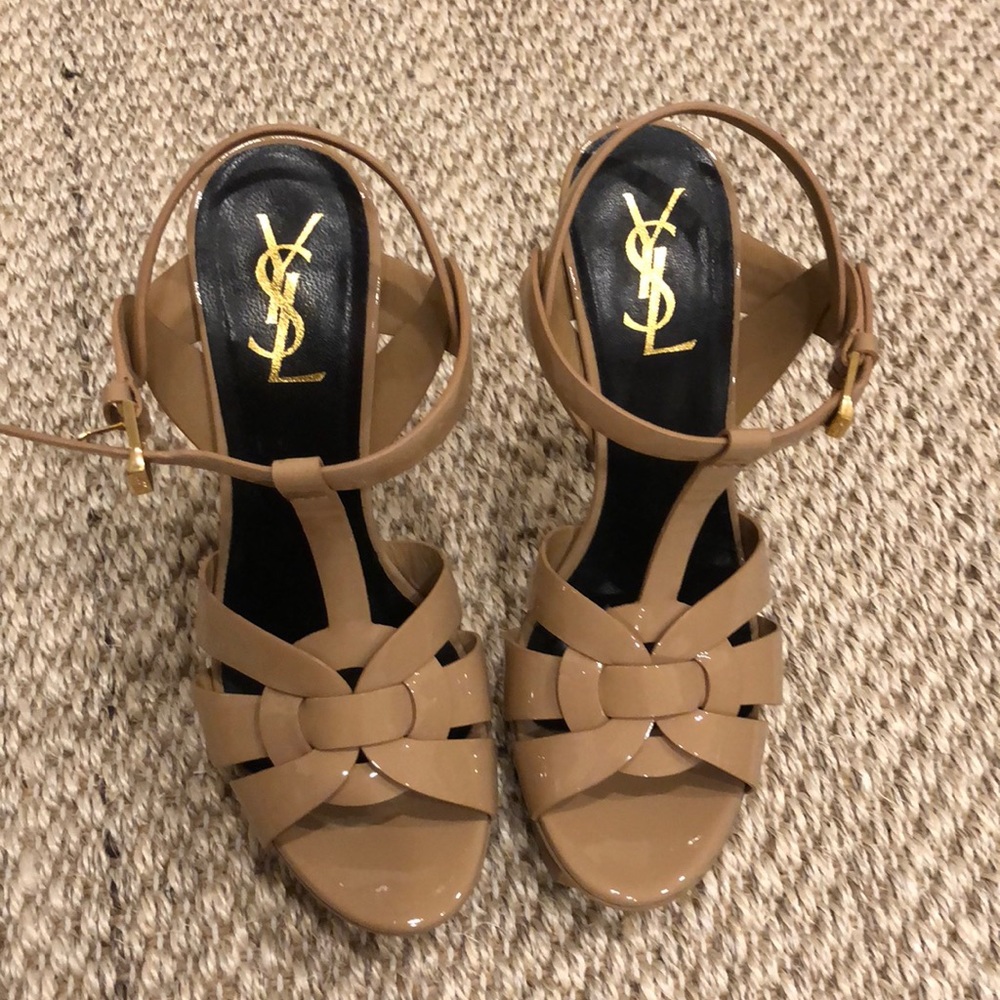 Ysl Tribune heels Authentic 36 fits like 36.5